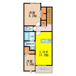 メルヴェイユの物件間取画像